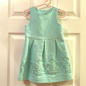 Girl’s teal dress